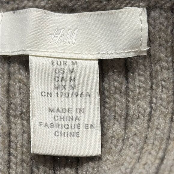 H & M Beige Cardigan Sweater - Picture 2 of 2